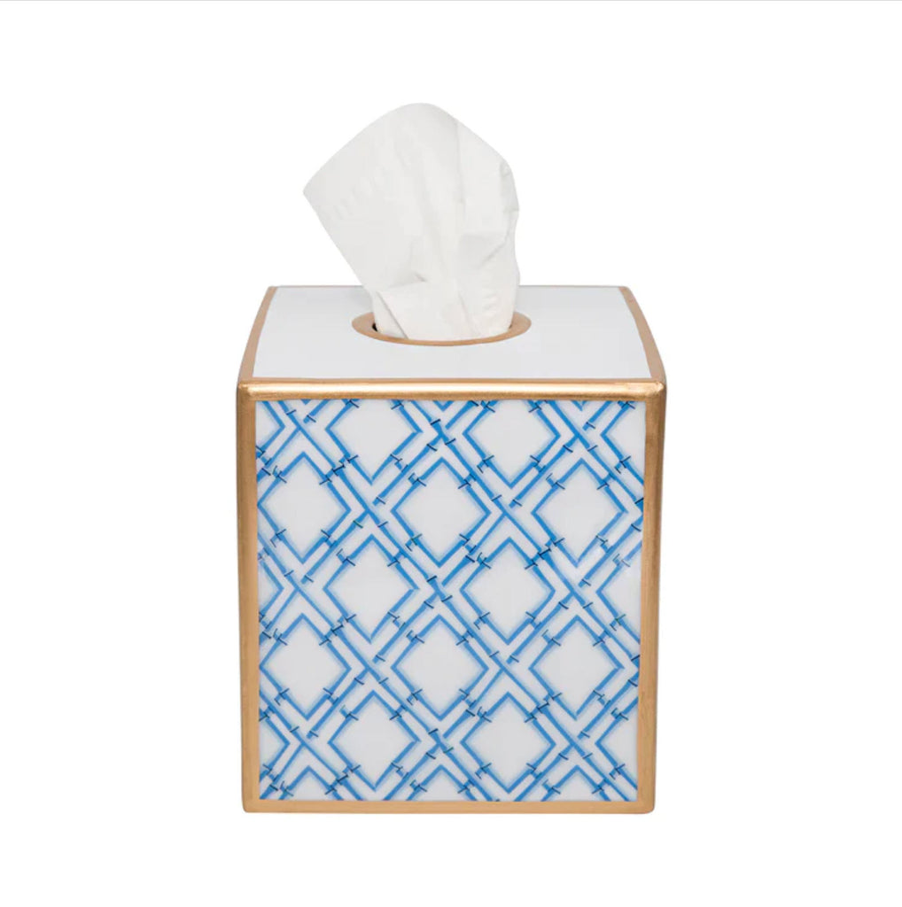 Enameled Tissue Box Cover - The Summer Shop