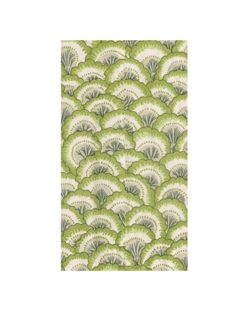 Pontchartrain Scallop Green Napkins - The Summer Shop