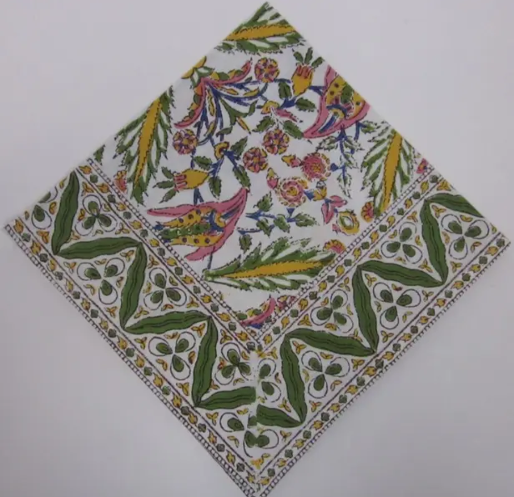 Block Print Napkins - The Summer Shop