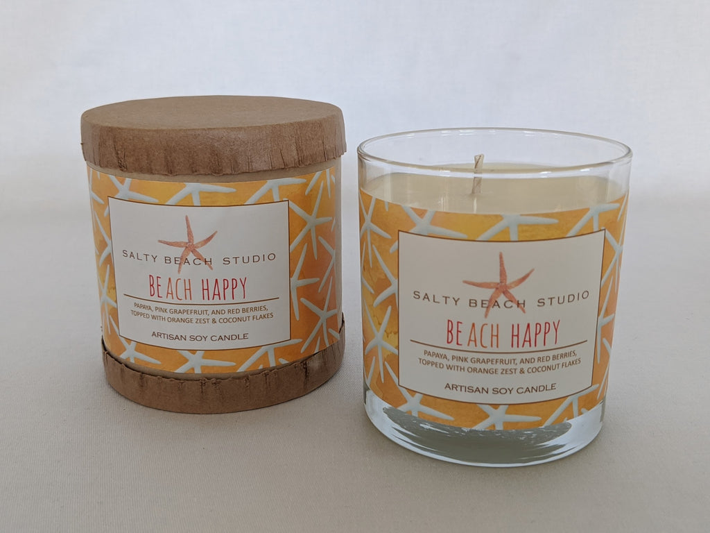 Beach Happy Scented Candle - The Summer Shop