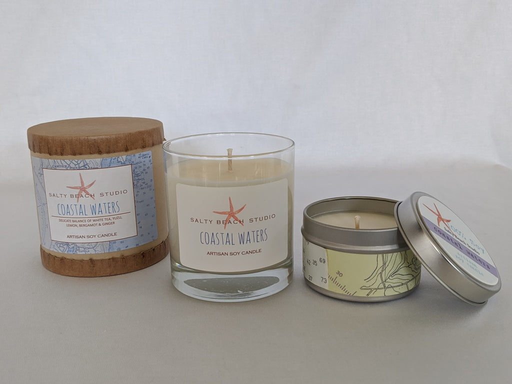 Coastal Water Scented Candle - The Summer Shop