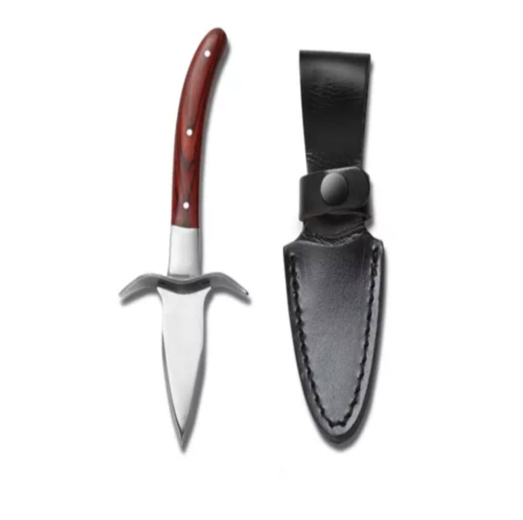 Deluxe Oyster Knife w/ Leather Case - The Summer Shop