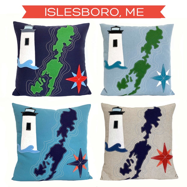 ISLESBORO Custom Felt Pillow - The Summer Shop