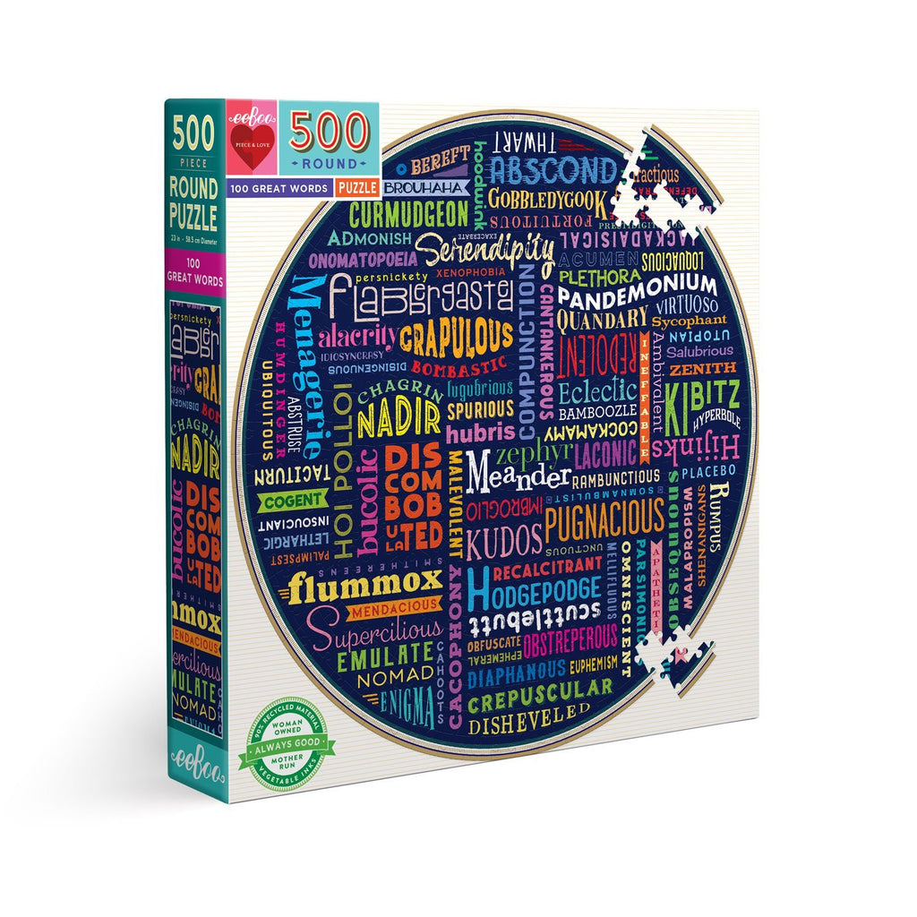 100 Great Words 500 PC Puzzle - The Summer Shop