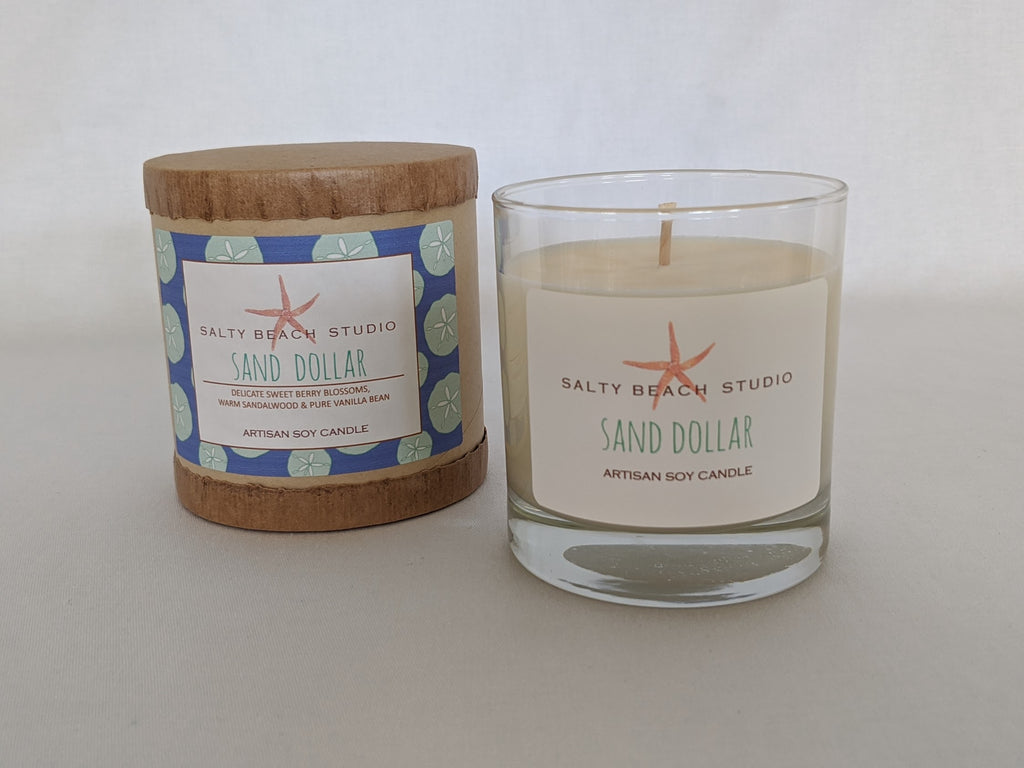 Sand Dollar Candle Scented Candle - The Summer Shop