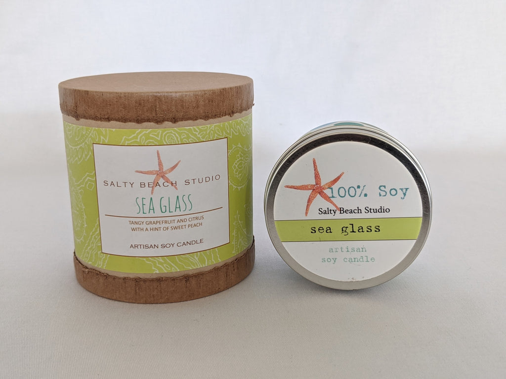 Sea Glass Scented Candle - The Summer Shop
