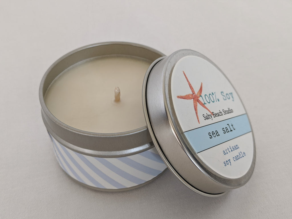 Sea Salt Candle Scented Candle - The Summer Shop