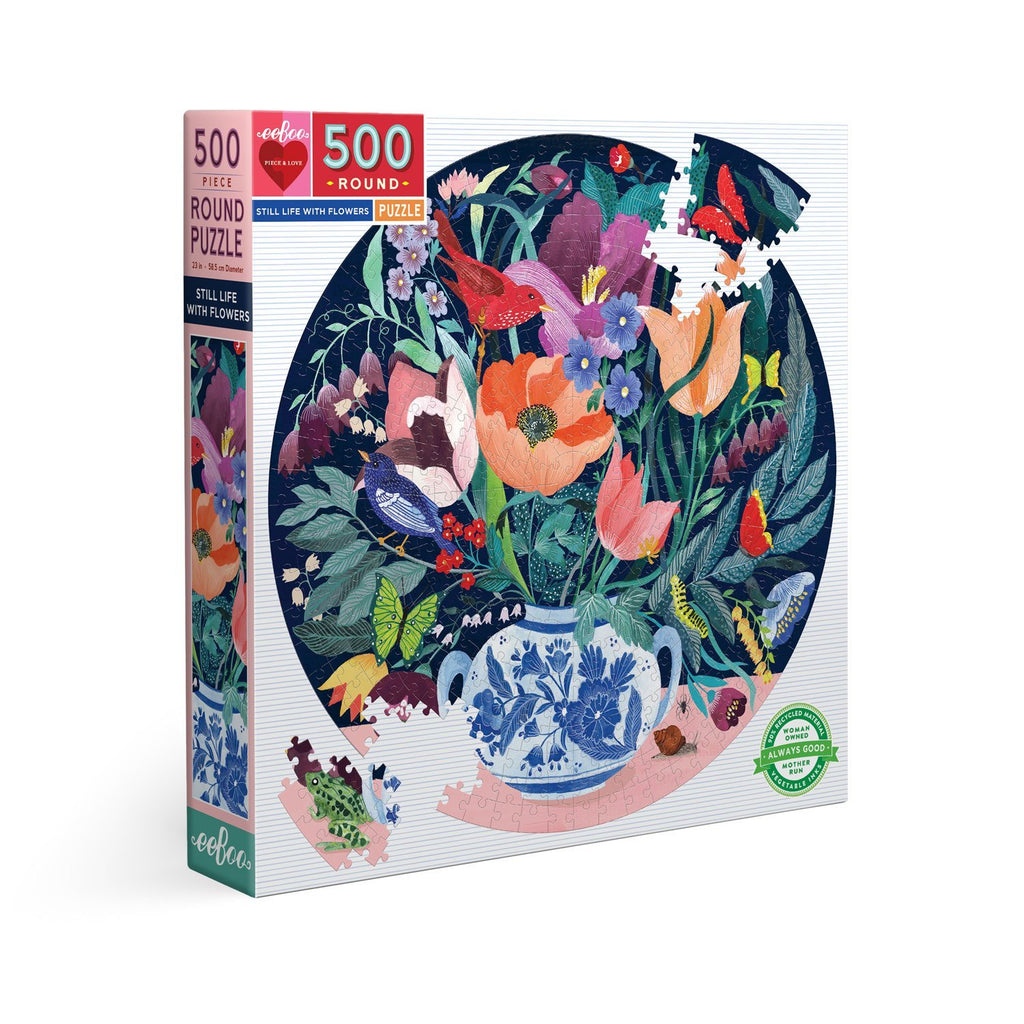 Still Life with Flowers 500 PC Puzzle - The Summer Shop
